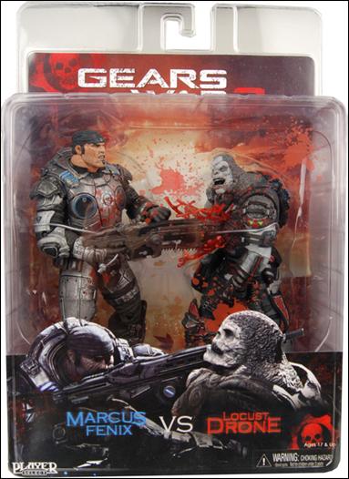 Gears of War 2 (2-Packs) figure 3 Marcus Fenix vs Locust Drone
