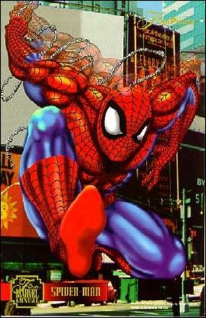 Marvel Annual Flair '95 (Promo) card nn 2 Flair Print Promo - Spider Man Hawaii Con