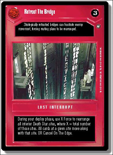Star Wars: A New Hope Limited (Base Set) card 52 Retract The Bridge