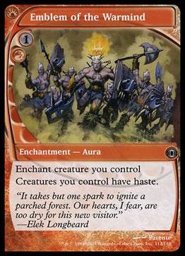 Magic the Gathering: Future Sight (Base Set) card 112 Emblem of the Warmind
