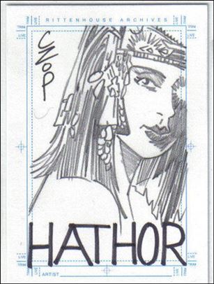 Stargate SG-1: Season 5 (Sketch Subset) card No Number b Hathor 1/400