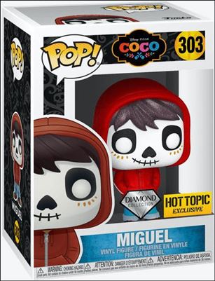 POP! Disney figure 303-D Miguel (Diamond Collection) Hot Topic Exclusive