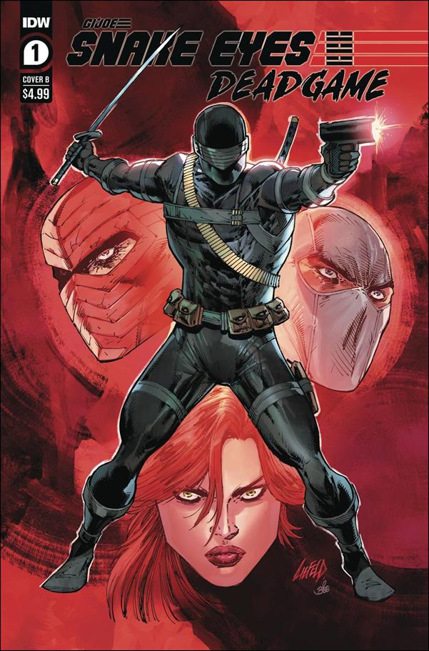 Snake Eyes: Deadgame issue 1-B Rob Liefeld Snake Eyes Standing Cover