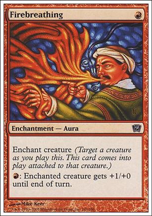 Magic the Gathering: 9th Edition (Base Set) card 181 Firebreathing