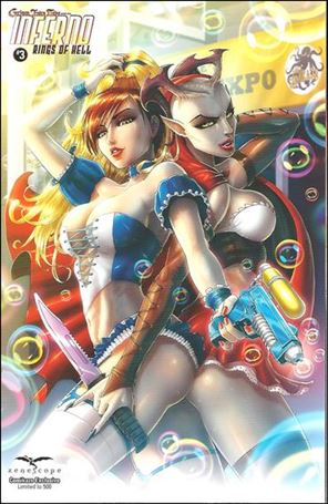 Grimm Fairy Tales Presents Inferno: Rings of Hell issue 3-D Jason Cardy Comikaze Cover 1/500