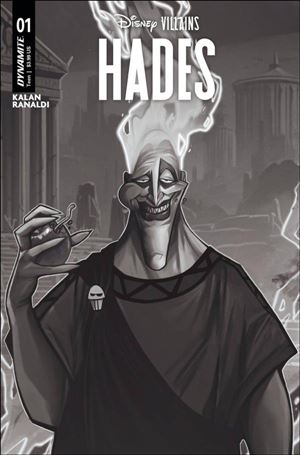 Disney Villains: Hades issue 1-K Francesco Tomaselli 1:20 B&W Cover