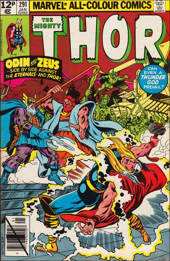 Thor (1966) issue 291-B UK Price Cover