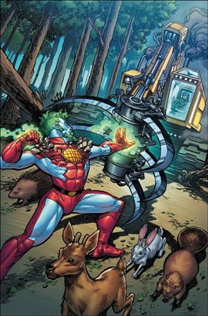 Captain Planet (2025) issue 4.00-F Chad Hardin Virgin Cover