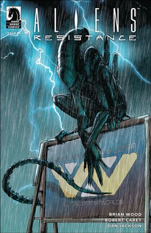 Aliens: Resistance issue 1-B Tristan Jones Cover