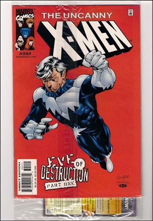 Uncanny X-Men (1981) issue 392-B Polybagged with marvelonline.net CD