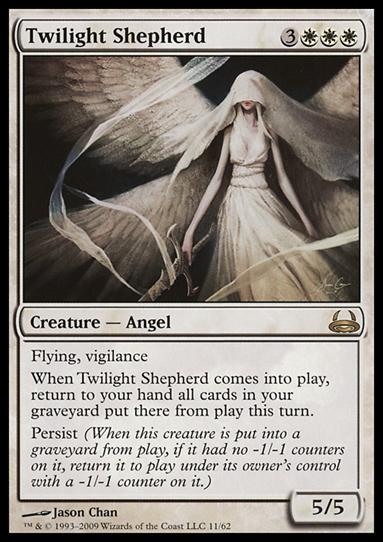 Magic the Gathering: Duel Decks: Divine vs. Demonic (Base Set) card 11 Twilight Shepherd