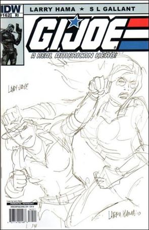 G.I. Joe: A Real American Hero issue 162-C Larry Hama 1:10 Sketch Cover