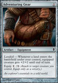 Magic The Gathering: Zendikar (Base Set) card 195 Adventuring Gear