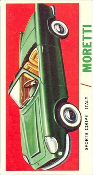 Sports Cars (1961) (Base Set) card 15 Moretti Sports Coupe
