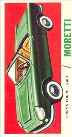 Sports Cars (1961) (Base Set) card 15 Moretti Sports Coupe