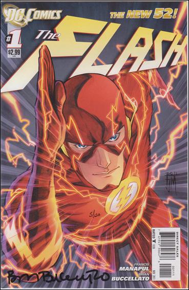 Flash (2011) issue 1-E Dynamic Forces (Signed by Brian Buccellato) 1/150