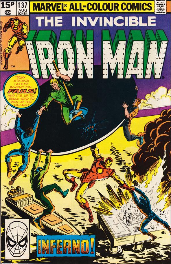 Iron Man (1968) issue 137-B UK Price Cover