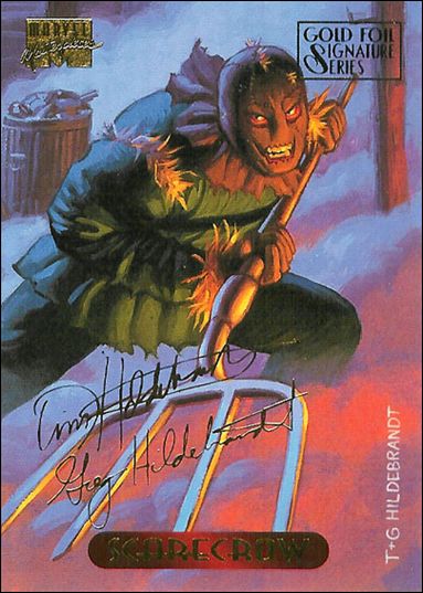 1994 Marvel Masterpieces (Gold-Foil Signature Parallel Base Set) card 104 Scarecrow