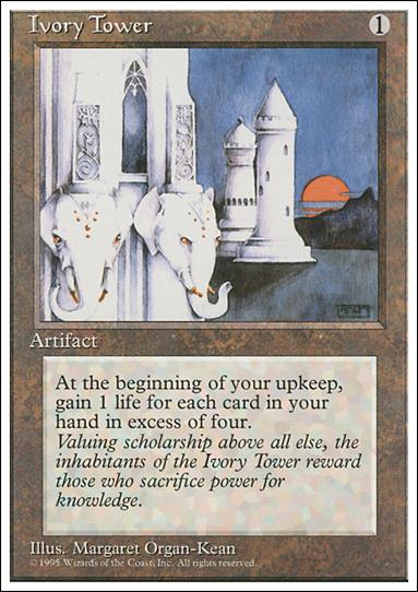 Magic the Gathering: 4th Edition (Base Set) card 328 Ivory Tower