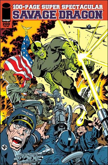 Savage Dragon (1993) issue 200-B Jack Kirby & Erik Larsen Cover