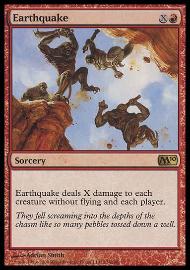 Magic the Gathering: 2010 Core Set (Base Set) card 134 Earthquake