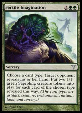 Magic the Gathering: Dissension (Base Set) card 84 Fertile Imagination