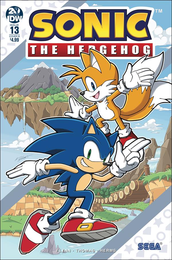 Sonic the Hedgehog (2018) issue 13-B Kieran Gates Cover