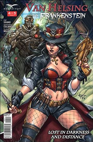 Van Helsing vs Frankenstein issue 4 Paolo Pantalena Cover