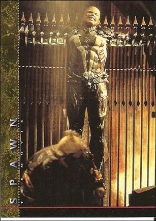 Spawn: The Movie (Base Set) card 42 Spawn Crucified