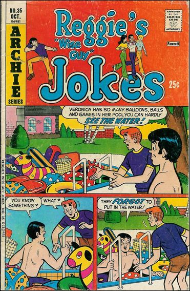Reggie's Wise Guy Jokes issue 35