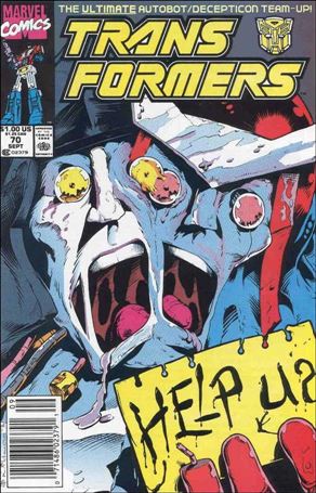 Transformers (1984) issue 70-B Newsstand Cover