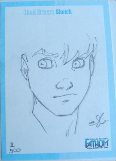 Michael Turner's Fathom (Sketch Card Subset) card T Caldwell Young Killian