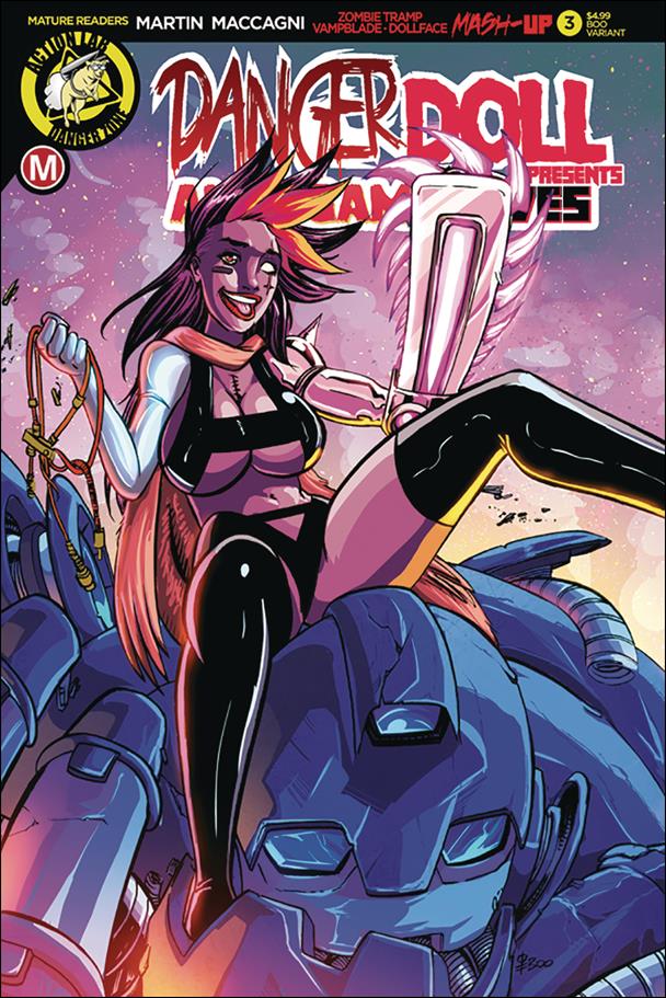 Danger Doll Squad Presents Amalgama Lives issue 3-C Boo Rudetoons Standard Cover