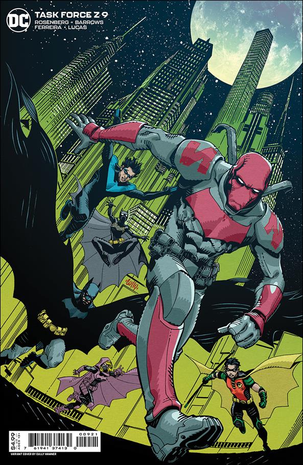 Task Force Z issue 9-B Cully Hamner Cardstock Cover