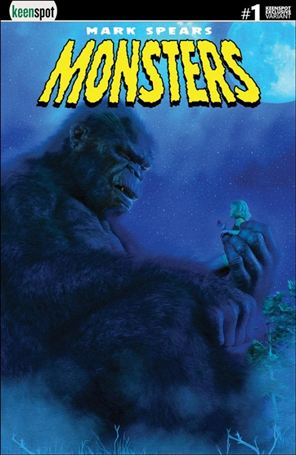 Mark Spears Monsters issue 1-W Mark Spears Excl. Metal Cover (Fourth Printing)