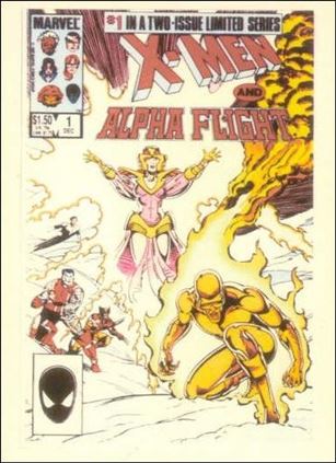 Marvel 1st Covers Series II (Base Set) card 35 X-Men and Alpha Flight