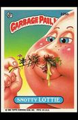 Garbage Pail Kids: Series 06 (Base Set) card 225b Snotty Lottie