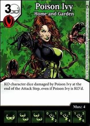 DC Comics Dice Masters World's Finest card 61 Poison Ivy: Home and Garden