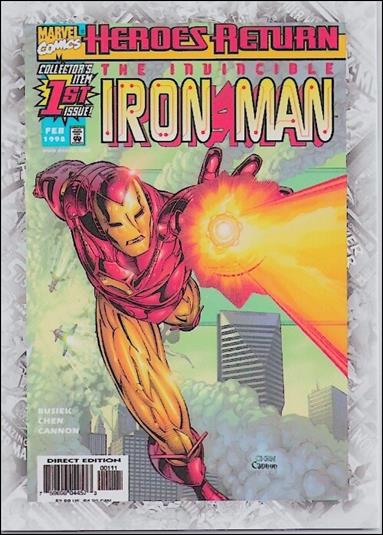 Marvel Beginnings: Series 3 (Breakthrough Issues Comic Cover Subset) card B-122 The Invincible Iron Man Volume 3 #1