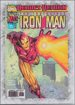 Marvel Beginnings: Series 3 (Breakthrough Issues Comic Cover Subset) card B-122 The Invincible Iron Man Volume 3 #1