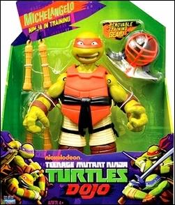 Teenage Mutant Ninja Turtles Dojo  figure 3 Michelangelo