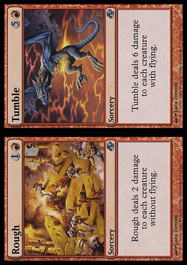 Magic the Gathering: Planar Chaos (Base Set) card 114 Rough//Tumble