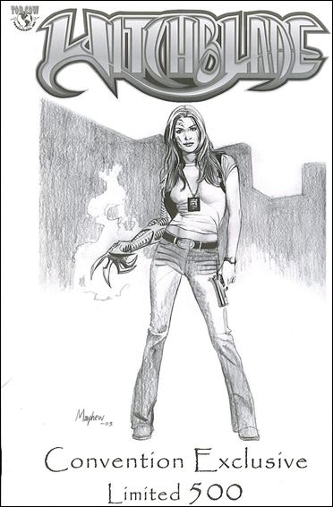 Witchblade (1995) issue 61-C JayCompany Convention Exclusive Sketch Cover 1/500
