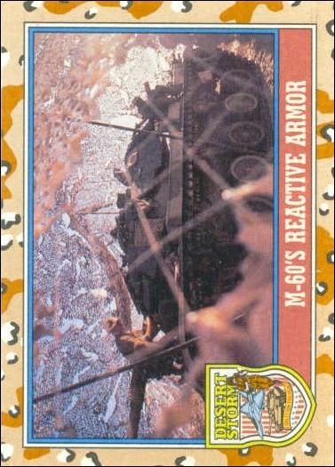 Desert Storm: Series 2 (Base Set) card 106 M-60's Reactive Armor