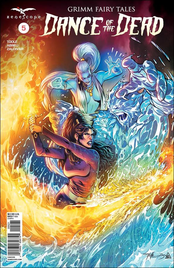 Grimm Fairy Tales: Dance of the Dead issue 5-B Netho Diaz Cover