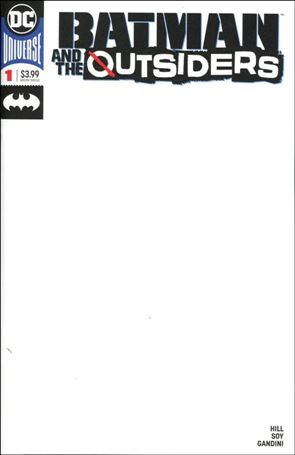 Batman and the Outsiders (2019) issue 1-C Blank/Sketch Cover