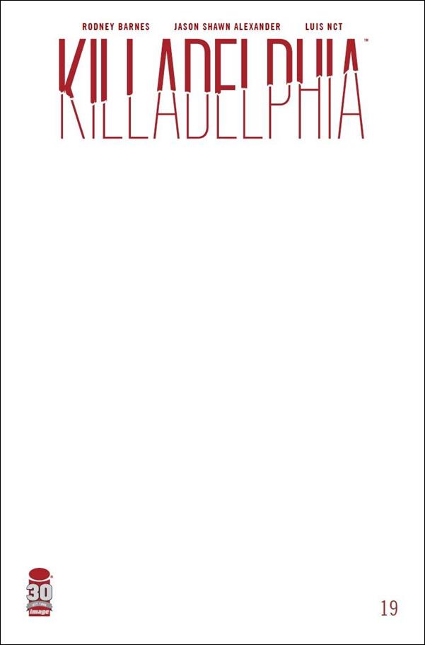 Killadelphia issue 19-E Blank/Sketch Cover