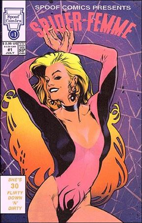 Spoof Comics Presents issue 1 Spider-Femme Black & White Edition