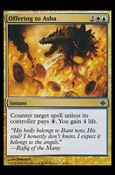 Magic The Gathering: Alara Reborn (Base Set) card 9 Offering to Asha
