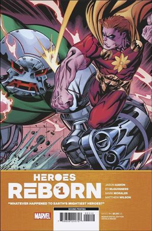 Heroes Reborn (2021) issue 1-O Ed McGuinness Cover (2nd Printing)